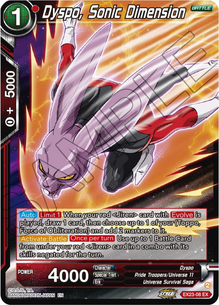 Dyspo, Sonic Dimension (EX23-08) [5th Anniversary Set]