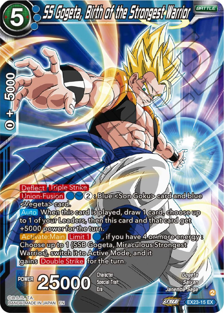 SS Gogeta, Birth of the Strongest Warrior (EX23-15) [5th Anniversary Set]