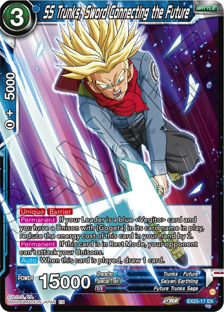 SS Trunks, Sword Connecting the Future (EX23-17) [5th Anniversary Set]