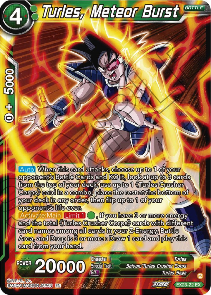 Turles, Meteor Burst (EX23-22) [5th Anniversary Set]