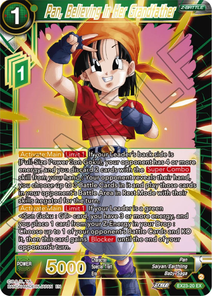 Pan, Believing in Her Grandfather (EX23-20) [5th Anniversary Set]