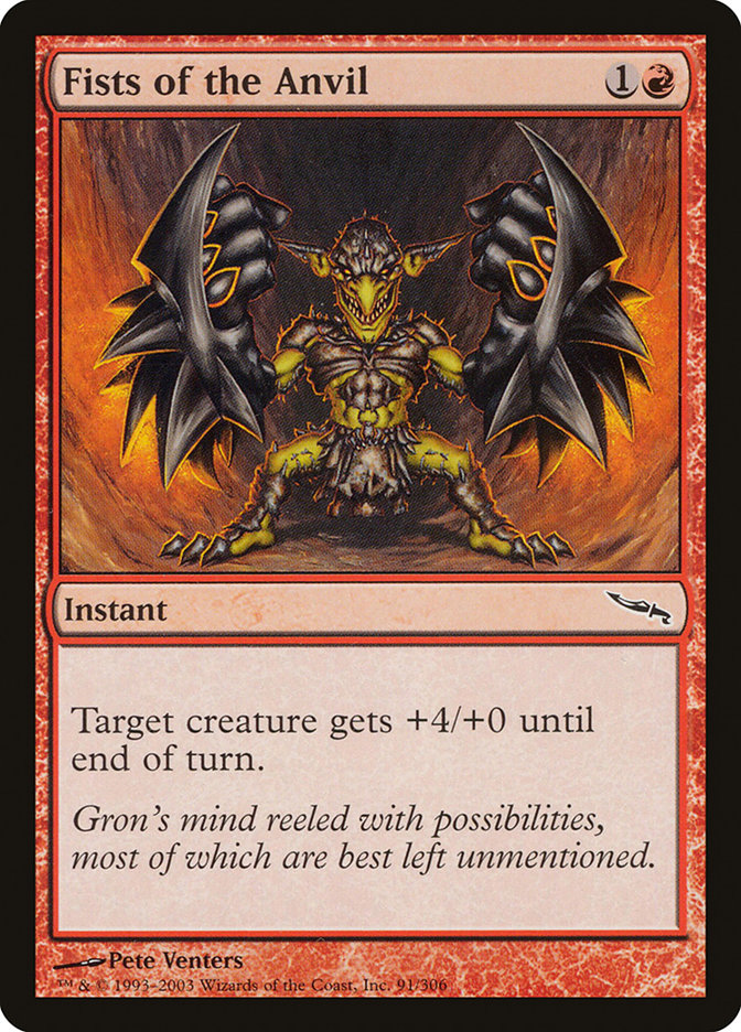 Fists of the Anvil [Mirrodin] (MRD 91)
