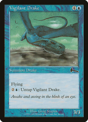 Vigilant Drake [Urza's Legacy] (ULG 46)