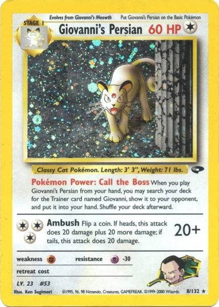 Giovanni's Persian (8/132) [Gym Challenge]