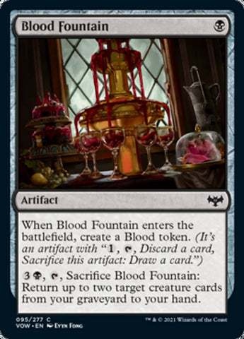 Blood Fountain [Innistrad: Crimson Vow] (VOW 95)