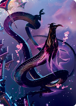 Junji, the Midnight Sky 1 Art Card [Kamigawa: Neon Dynasty Art Series] (ANEO 38)