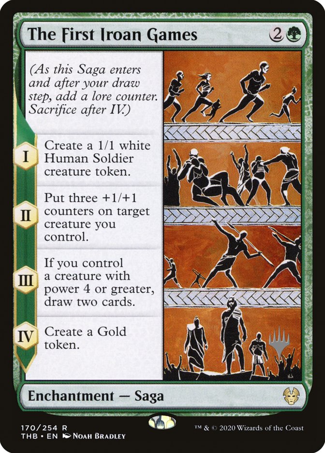 The First Iroan Games (Promo Pack) [Theros Beyond Death Promos] (PTHB 170P)