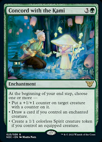 Concord with the Kami [Kamigawa: Neon Dynasty Commander] (NEC 25)