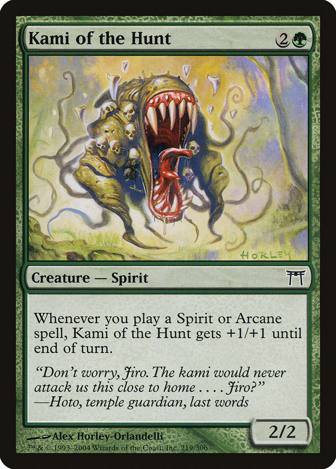 Kami of the Hunt [Champions of Kamigawa] (CHK 219)