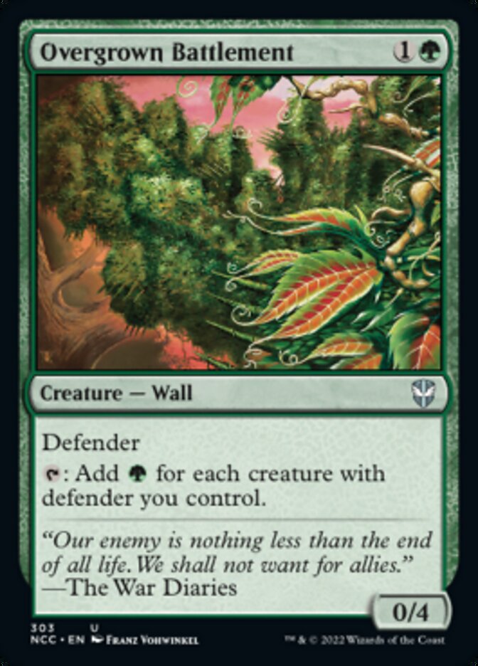 Overgrown Battlement [Streets of New Capenna Commander] (NCC 303)