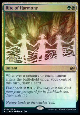 Rite of Harmony [Innistrad: Midnight Hunt Prerelease Promos] (PMID 236)