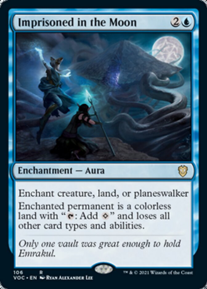 Imprisoned in the Moon [Innistrad: Crimson Vow Commander] (VOC 106)