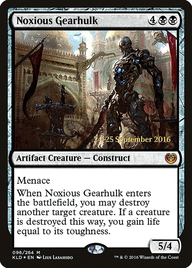 Noxious Gearhulk  (Prerelease) [Kaladesh Prerelease Promos] (PKLD 96S)
