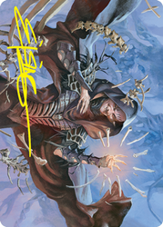 Valentin, Dean of the Vein Art Card (Gold-Stamped Signature) [Strixhaven: School of Mages Art Series] (ASTX 56)