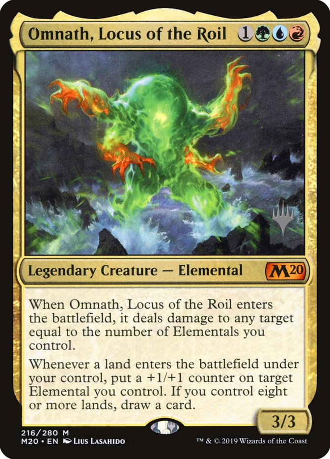 Omnath, Locus of the Roil (Promo Pack) [Core Set 2020 Promos] (PM20 216P)