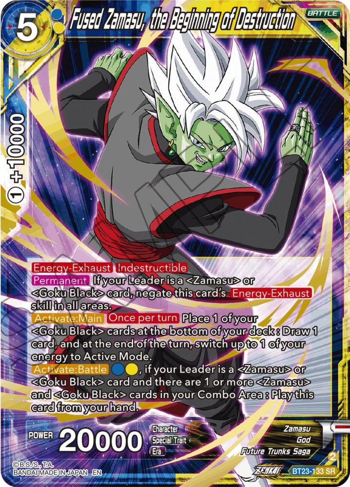 Fused Zamasu, Deviant Tenacity (BT23-135) [Zenkai Series Set 06]