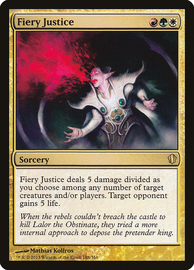 Fiery Justice [Commander 2013] (C13 188)