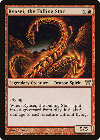 Ryusei, the Falling Star [Champions of Kamigawa] (CHK 185)