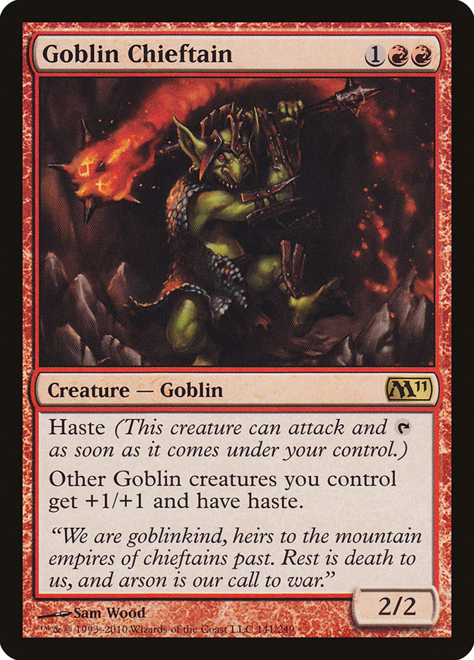 Goblin Chieftain [Magic 2011] (M11 141)