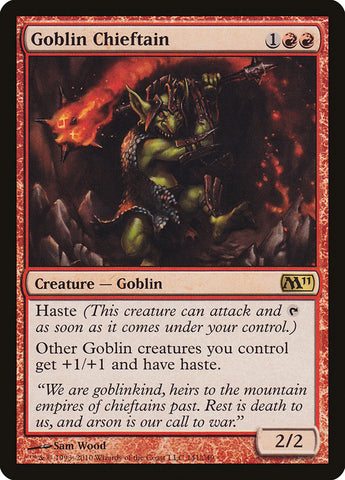 Goblin Chieftain [Magic 2011] (M11 141)