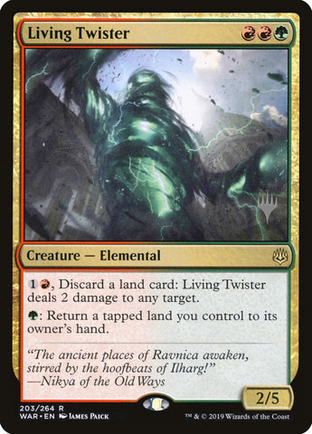 Living Twister (Promo Pack) [War of the Spark Promos] (PWAR 203P)
