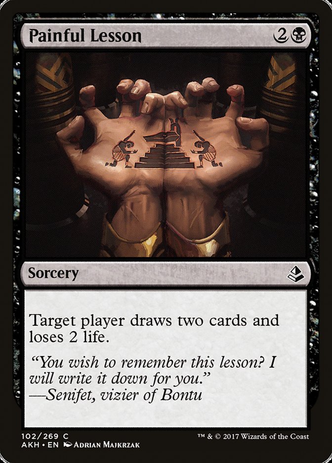 Painful Lesson [Amonkhet] (AKH 102)