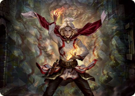 Delina, Wild Mage Art Card [Dungeons & Dragons: Adventures in the Forgotten Realms Art Series] (AAFR 31)