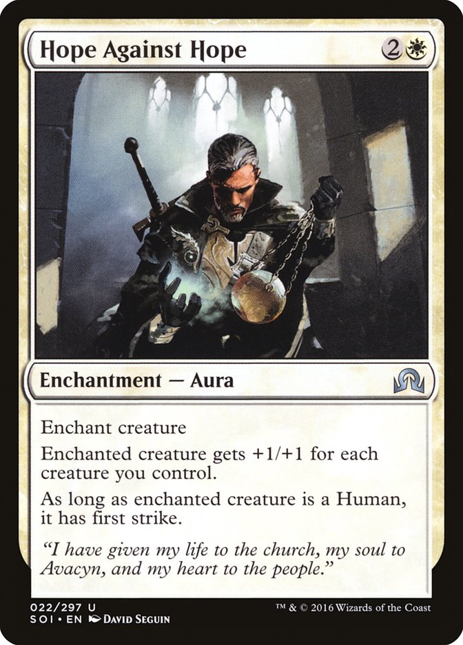Hope Against Hope [Shadows over Innistrad] (SOI 22)
