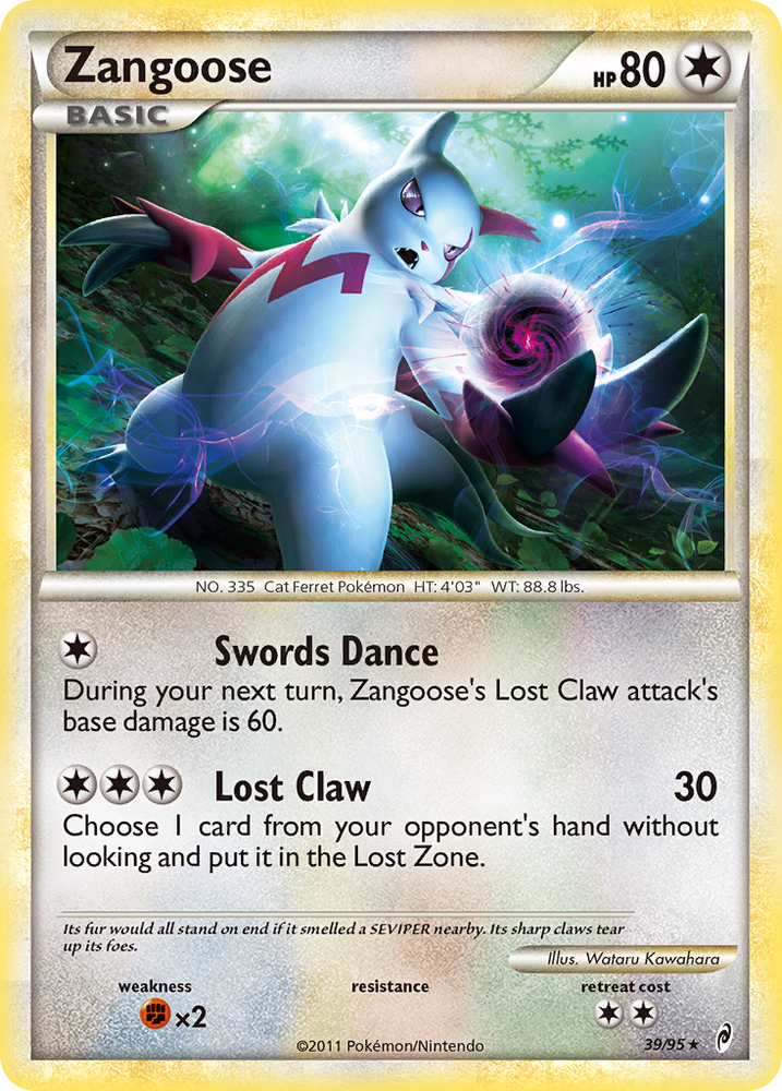 Zangoose (39/95) [Call of Legends]