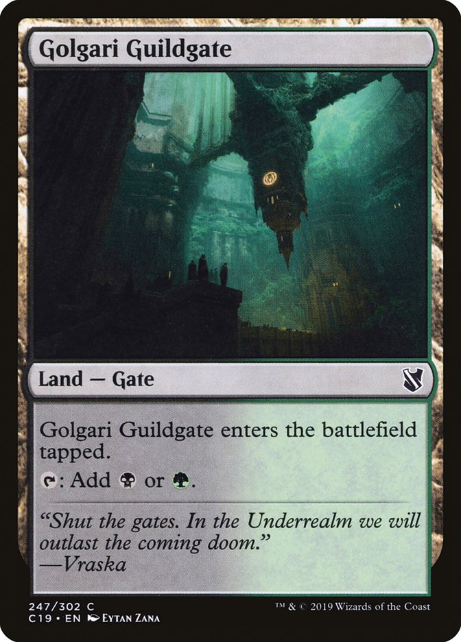 Golgari Guildgate [Commander 2019] (C19 247)