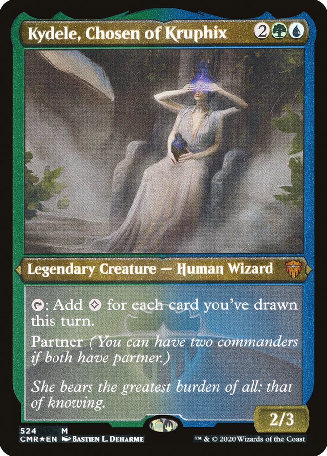 Kydele, Chosen of Kruphix [Commander Legends Etched] (PCMR 524)