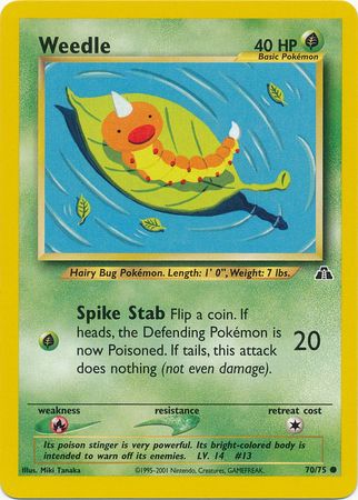 Weedle (70/75) [Neo Discovery]