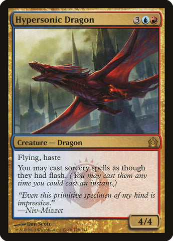 Hypersonic Dragon [Return to Ravnica] (RTR 170)