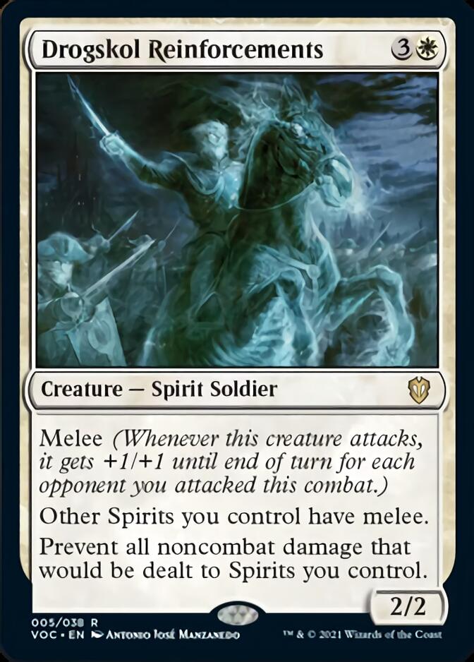 Drogskol Reinforcements [Innistrad: Crimson Vow Commander] (VOC 5)