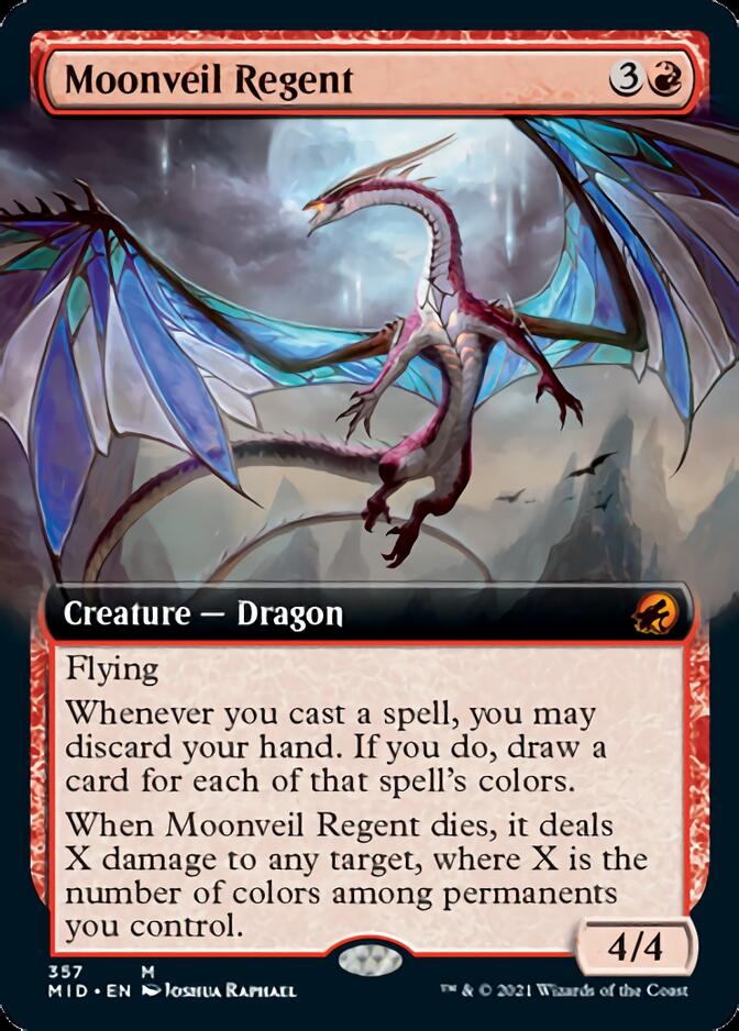 Moonveil Regent (Extended) [Innistrad: Midnight Hunt] (MID 357)