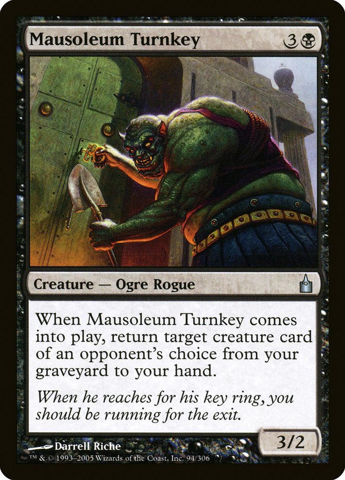 Mausoleum Turnkey [Ravnica: City of Guilds] (RAV 94)
