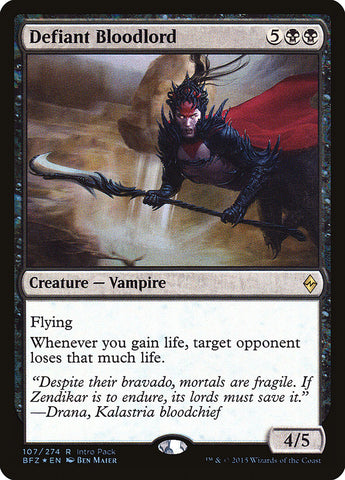 Defiant Bloodlord (Intro Pack) [Battle for Zendikar Promos] (PBFZ 107)