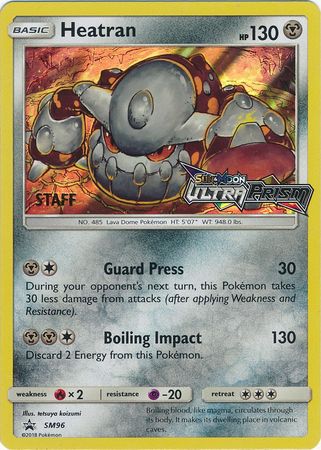 Heatran (Staff Prerelease Promo) (SM96) [Sun & Moon: Black Star Promos]