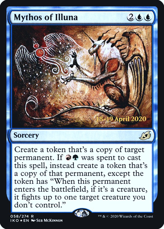 Mythos of Illuna [Ikoria: Lair of Behemoths Prerelease Promos] (PIKO 58S)