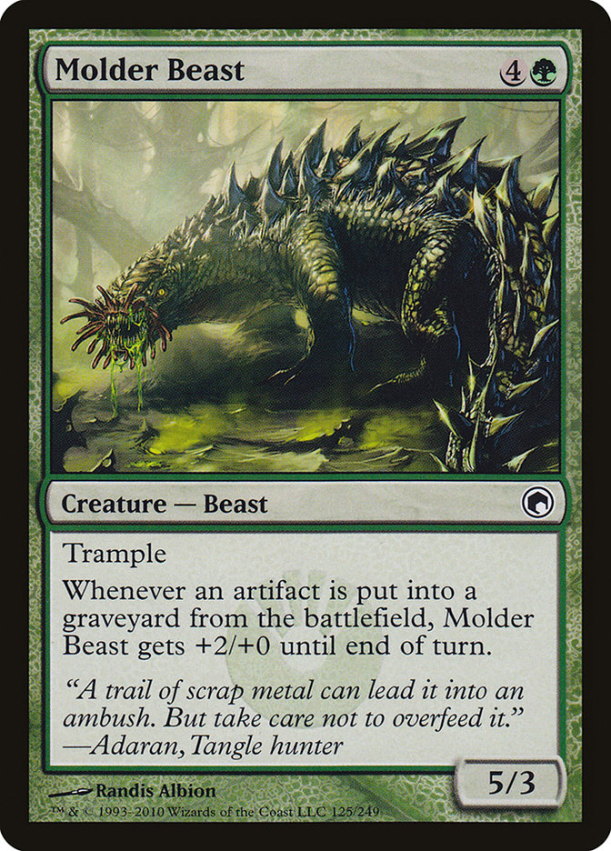 Molder Beast [Scars of Mirrodin] (SOM 125)