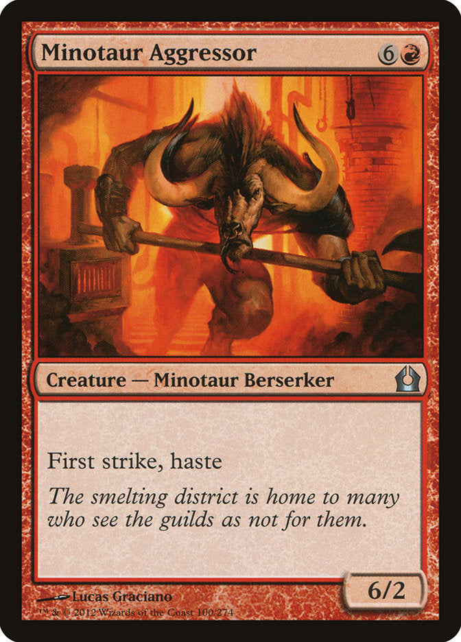 Minotaur Aggressor [Return to Ravnica] (RTR 100)