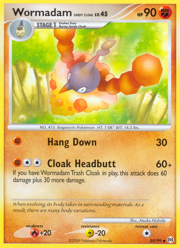 Wormadam Sandy Cloak (50/99) [Arceus]