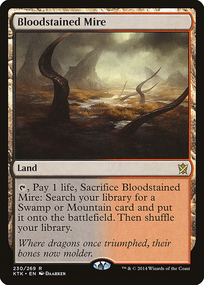 Bloodstained Mire [Khans of Tarkir] (KTK 230)
