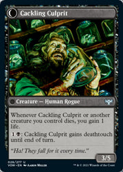 Panicked Bystander // Cackling Culprit [Innistrad: Crimson Vow] (VOW 28)