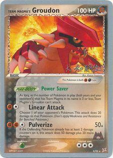 Team Magma's Groudon (9/95) (Magma Spirit) [World Championships 2004]