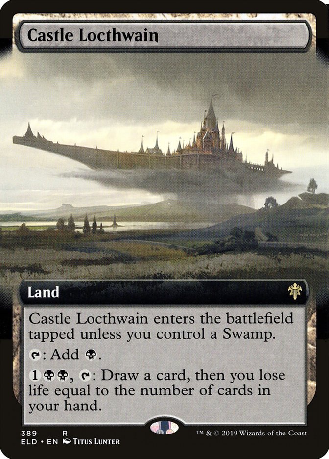 Castle Locthwain (Extended Art) [Throne of Eldraine] (ELD 389)