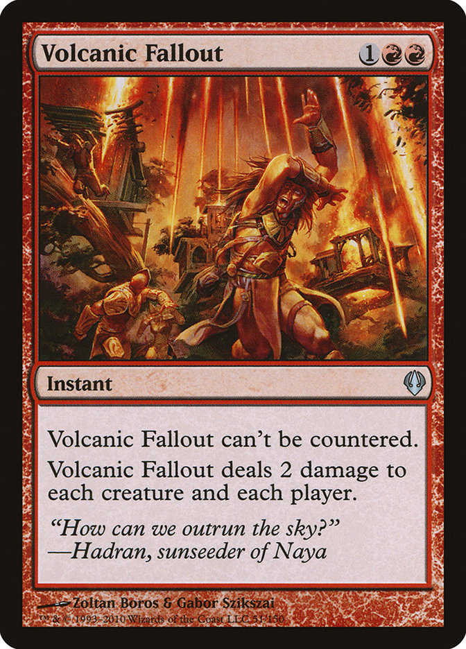 Volcanic Fallout [Archenemy] (ARC 51)