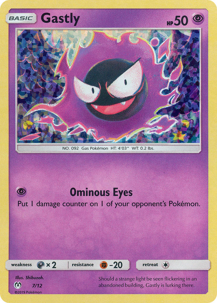 Gastly (7/12) [Mcdonald's Promos: 2019 Collection]