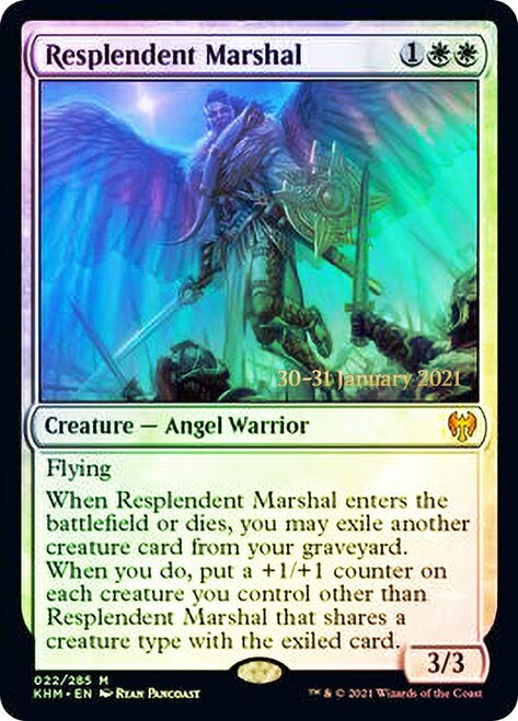 Resplendent Marshal  [Kaldheim Prerelease Promos] (PKHM 22)