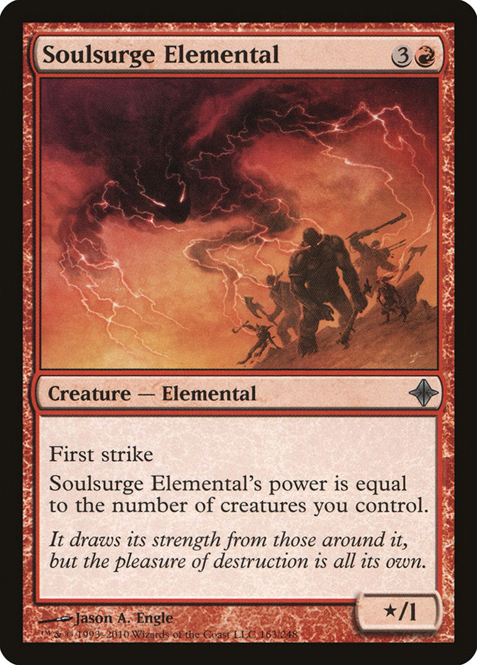 Soulsurge Elemental [Rise of the Eldrazi] (ROE 163)